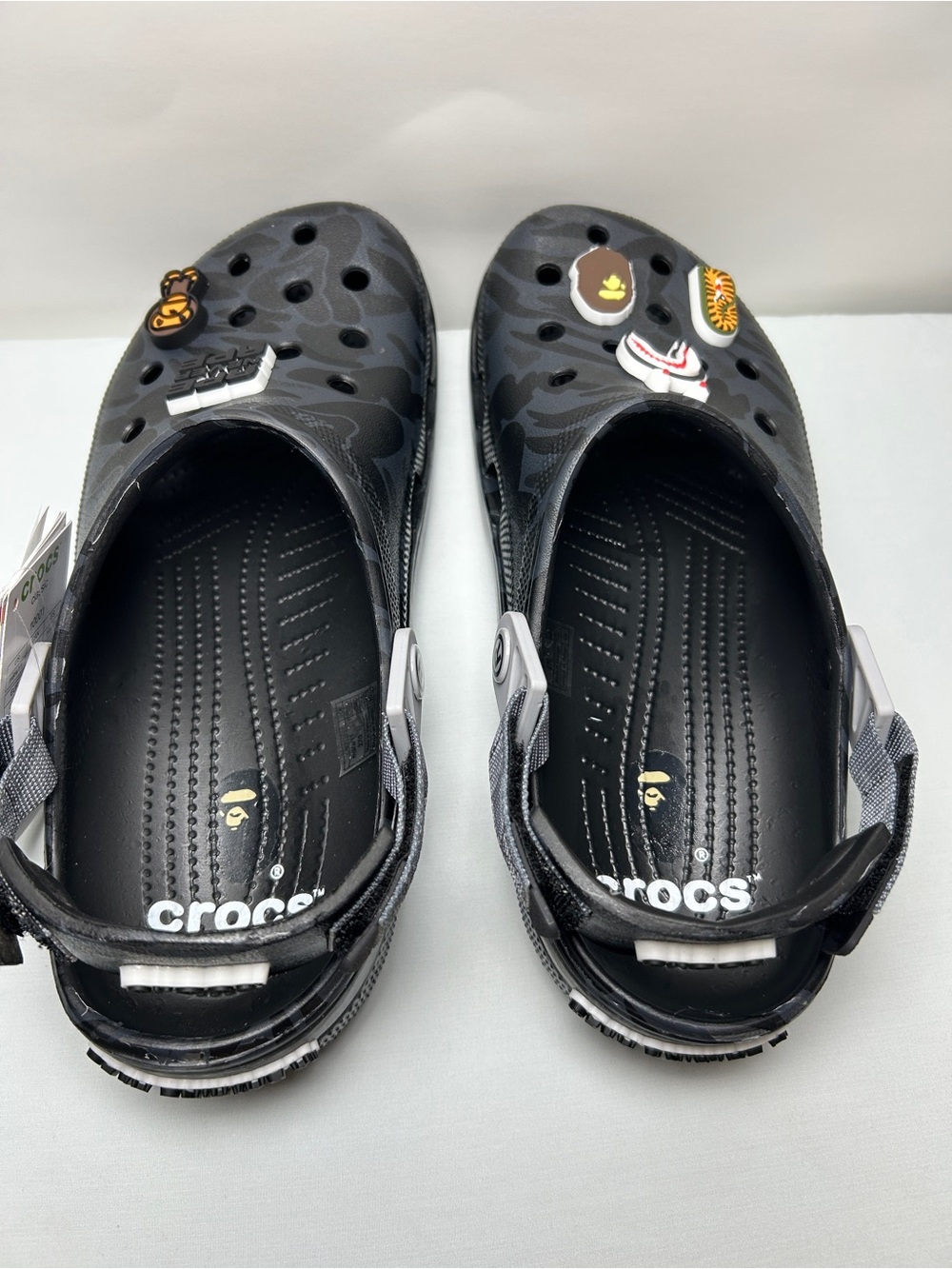 Bape X Crocs Black Camo Men’s Size US 9 - Picture 5 of 5